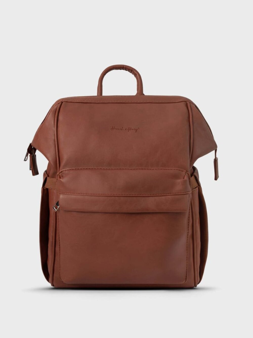 Hannah & Henry VINTAGE DIAPER BACKPACK BROWN